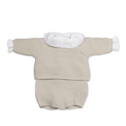 Pasito a Pasito Conjunto Recém-nascido Tricot Bege