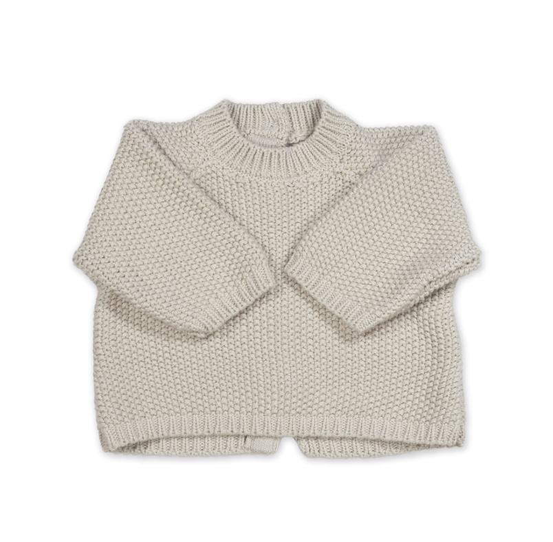 Pasito a Pasito Conjunto Recém-nascido Tricot Bege