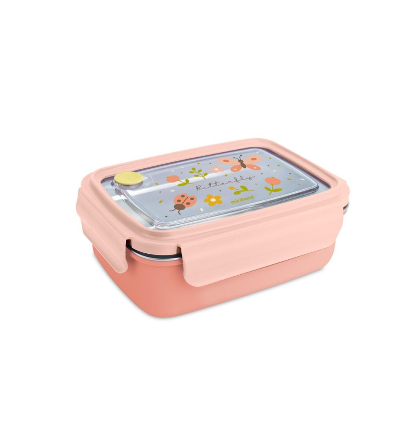 Miniland Steel Lunchbox Butterfly 89700
