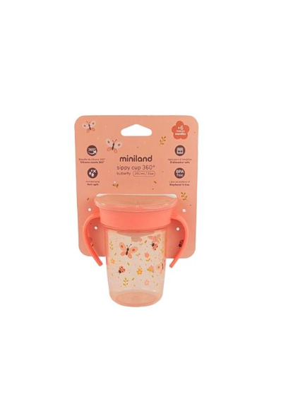 Miniland Sippy Cup 360 Butterfly +6m 89716