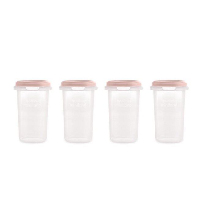 Miniland Set 4 Hermisized Blush 330ml 89539