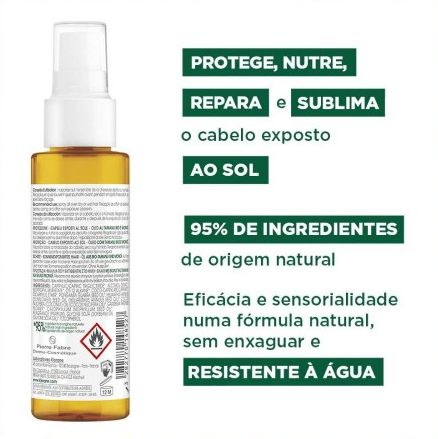 Klorane Solar Óleo Capilar Monoi/Taman100ml