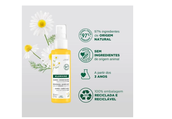 Klorane Capilar Spray Camomila Bio 100ml