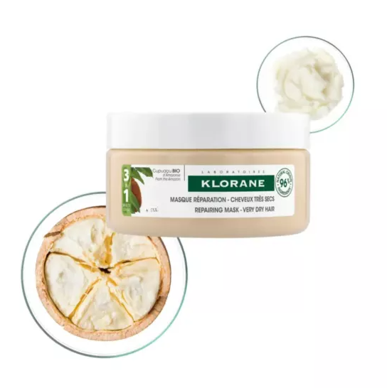 Klorane Capilar Máscara Cupuaçu Reparador 250Ml