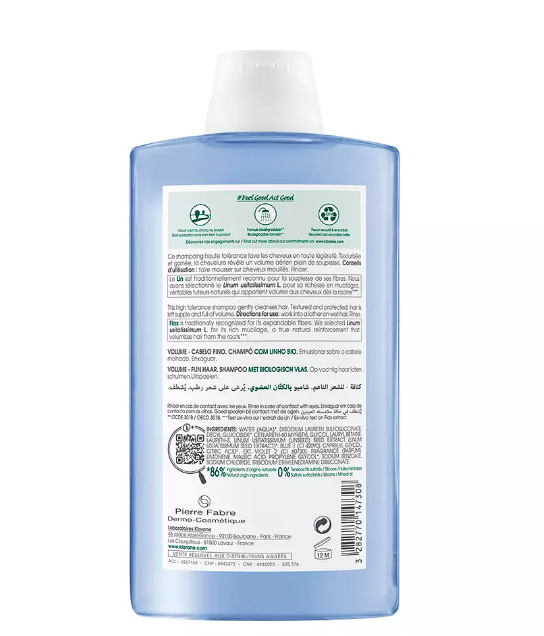 Klorane Capilar Champô Fibra Linho 200ml