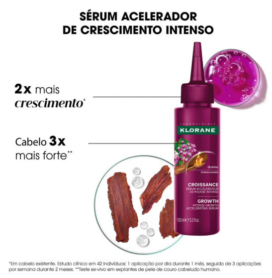 Klorane Cap Quinina Serúm Acelerador Crescimento 100