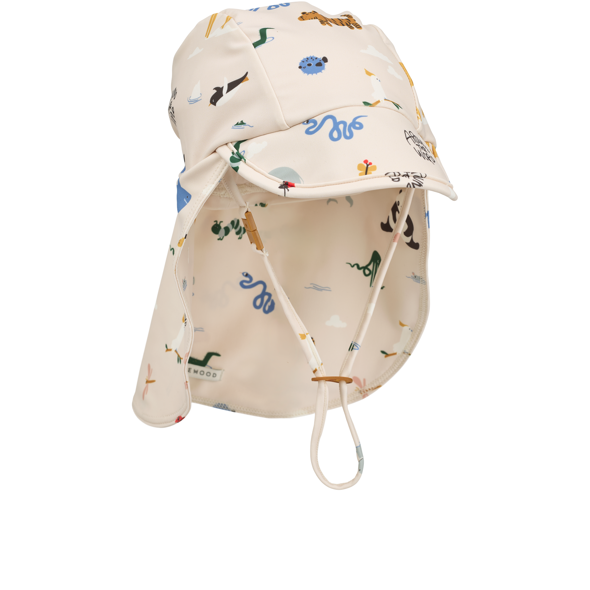 Liewood Cecilia Swim Hat Around World/Sandy 9-12M