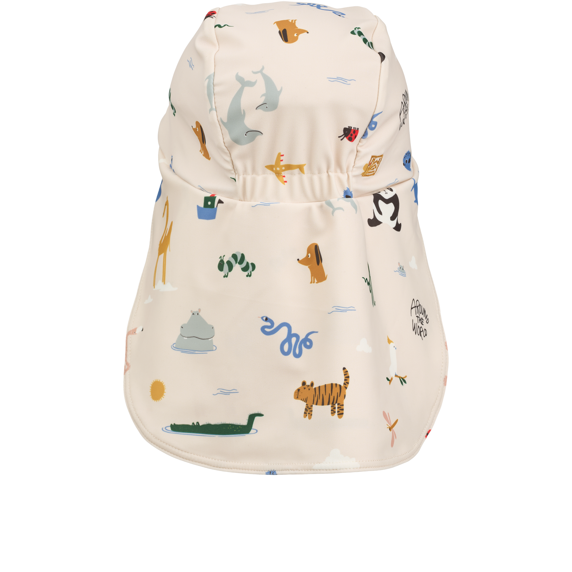 Liewood Cecilia Swim Hat Around World/Sandy 9-12M