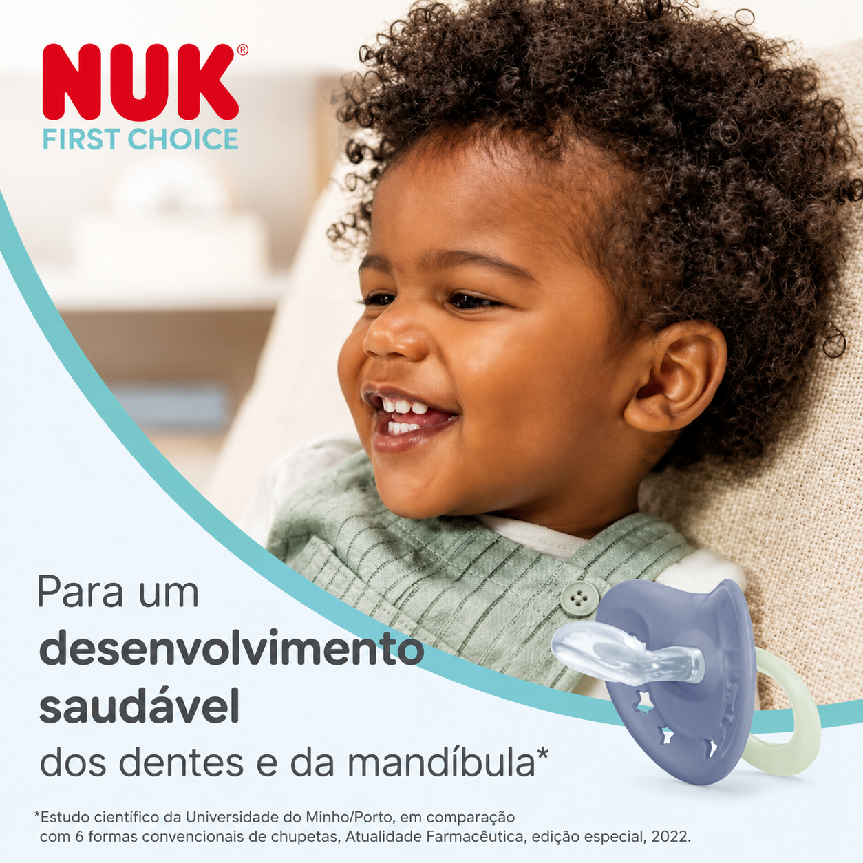 Nuk First Choice Chupeta Macaco+Canguru 18-36M X2
