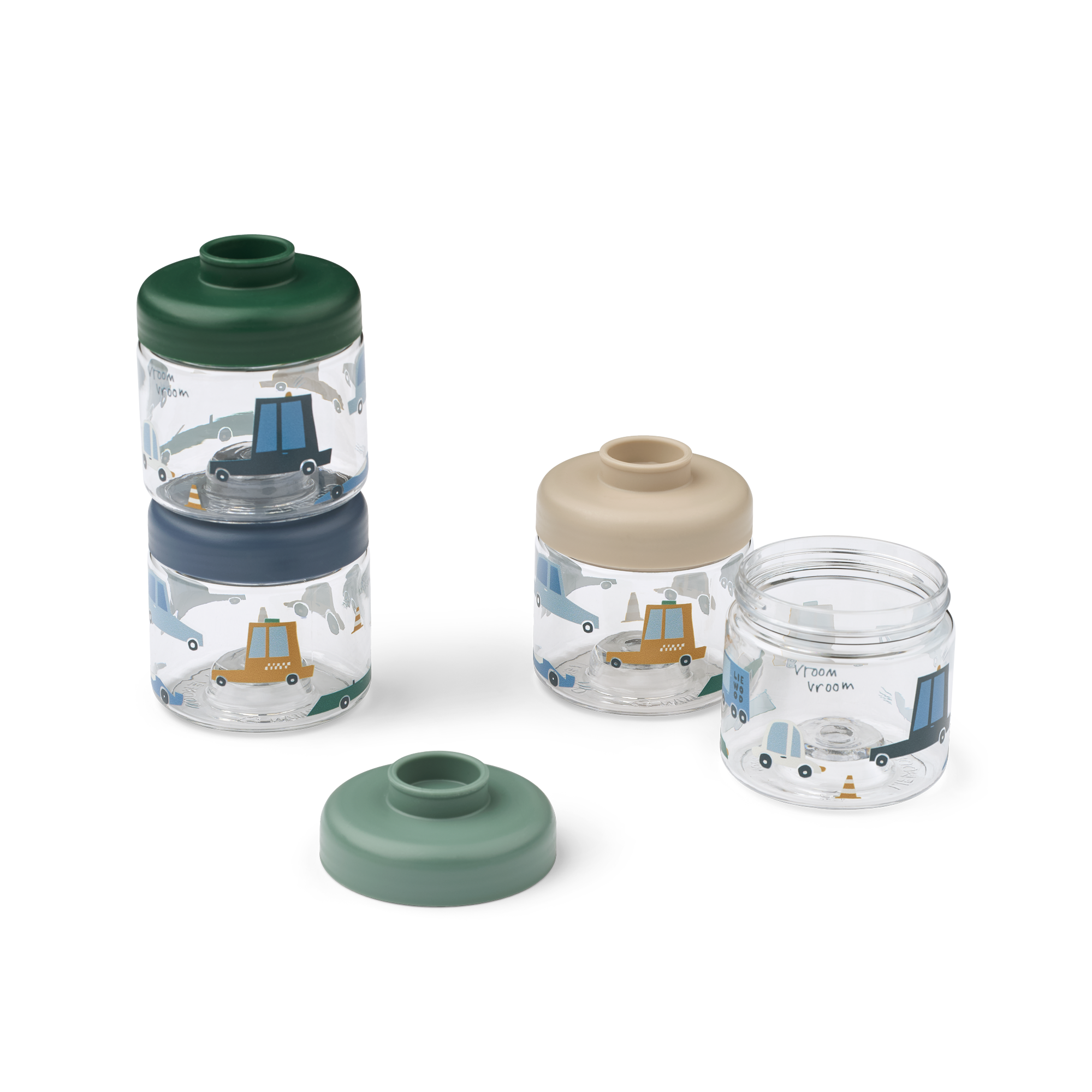Liewood Dominique Food Tritan Boxes Cars 100 ml