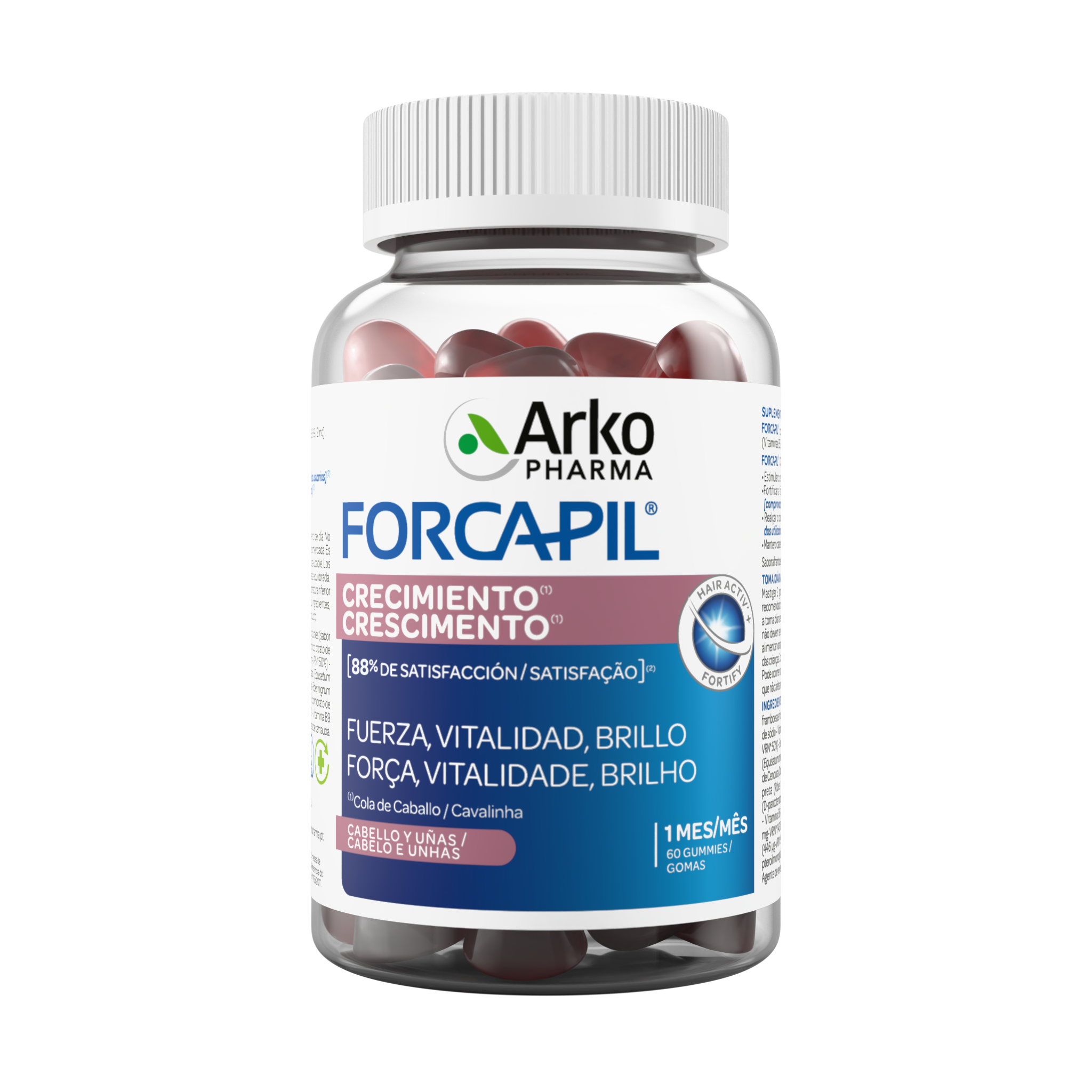 Arkopharma Forcapil Growth 60 gummies