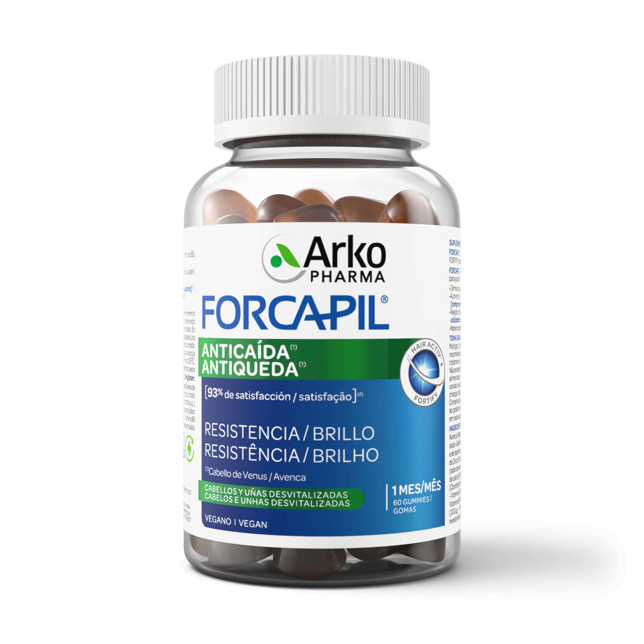 Arkopharma Forcapil Anti-Hair Loss 60 gums