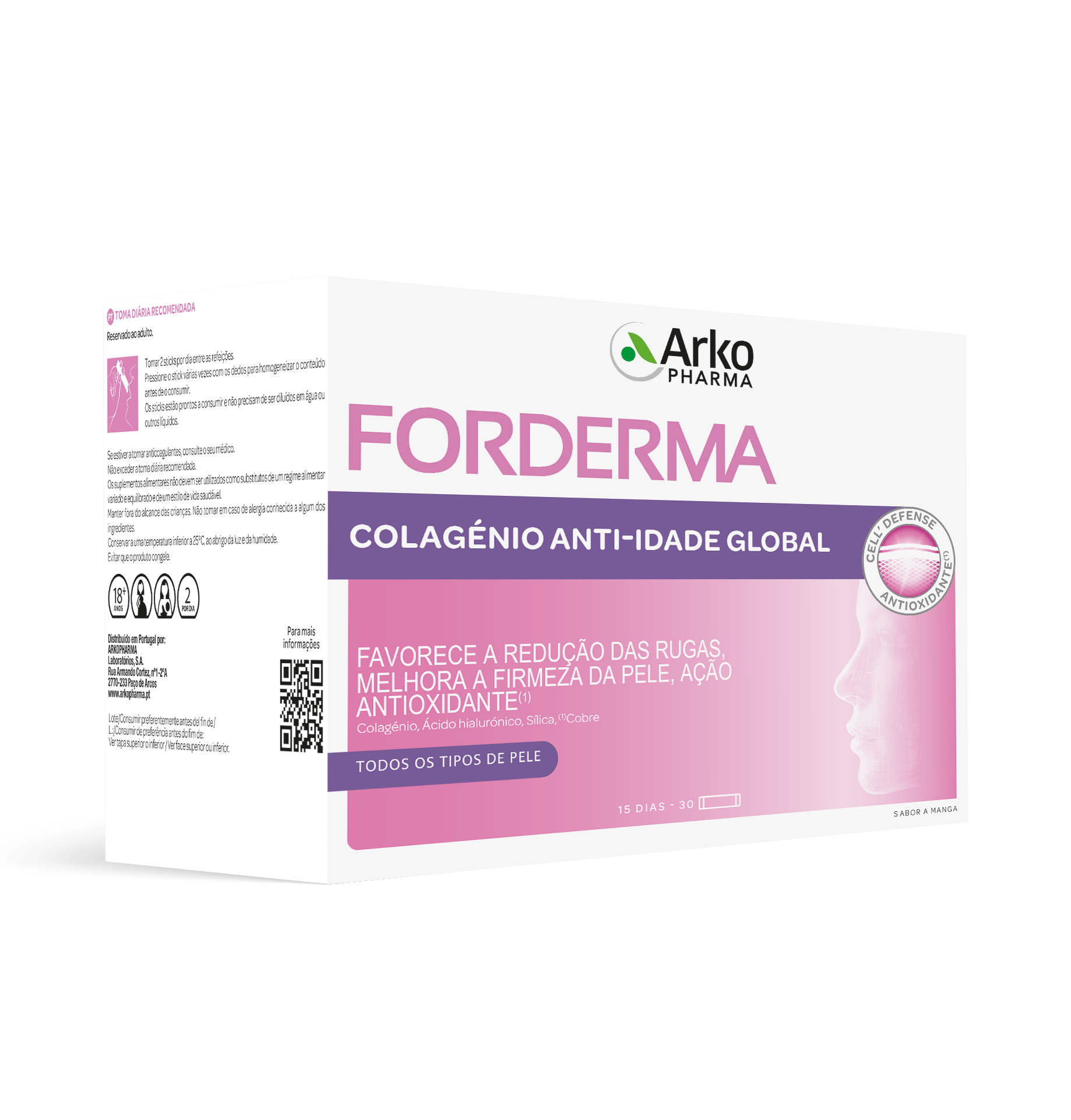 Arkopharma Forderma Global Anti-Aging Collagen 30 sticks