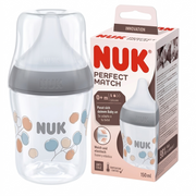 Nuk Perfect Match Biberão PP 150Ml Si S Balões