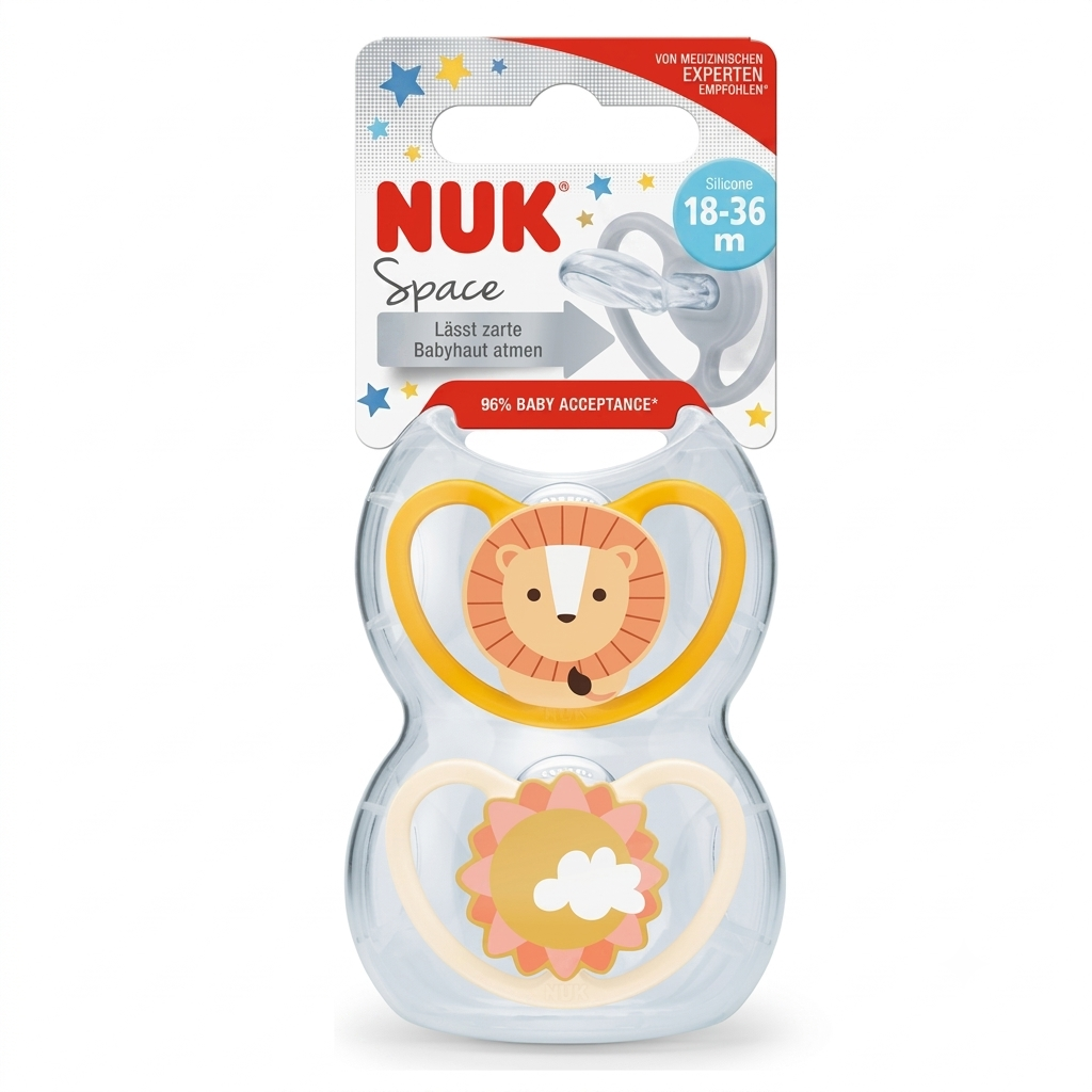 Nuk Space Chupeta Silicone T3 18-36m X2