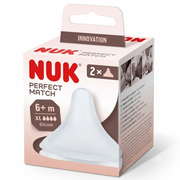 Nuk Perfect Match Tetina Silicone Anticólica  XL X2 6M+