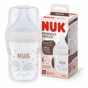 Nuk Perfect Match Biberão PP 150 Neut Tetina Silicone S