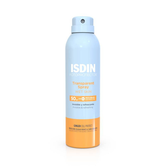 Isdin Fotoprotector Transparent Spray Wet Skin SPF50 250ML - Protetor solar corporal