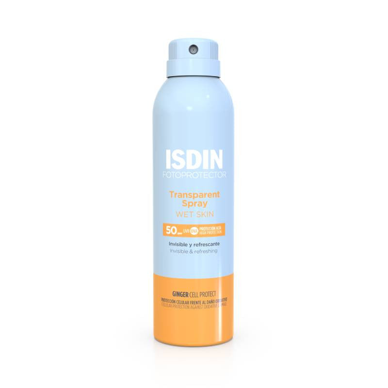Isdin Fotoprotector Transparent Spray Wet Skin SPF50 250ML - Protetor solar corporal