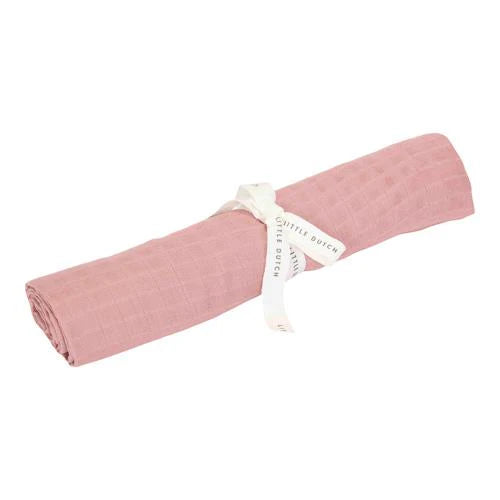 Little Dutch Swaddle 120x120 Pure Pink Blush 54009