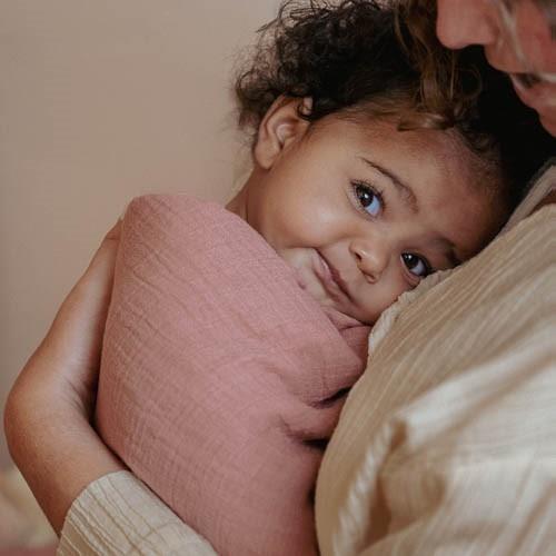 Little Dutch Swaddle 120x120 Pure Pink Blush 54009