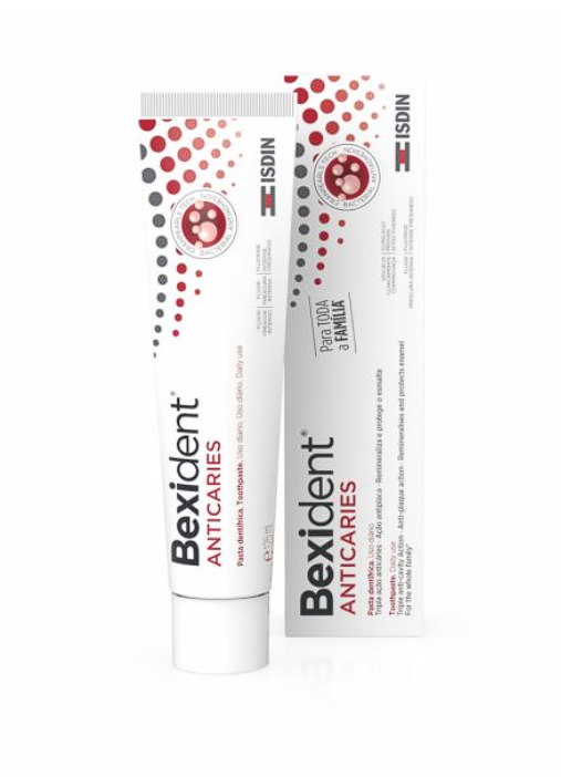Isdin Bexident Anticaries Toothpaste 75ML 50% Discount 2nd Unit - Daily use toothpaste with triple anticaries action.