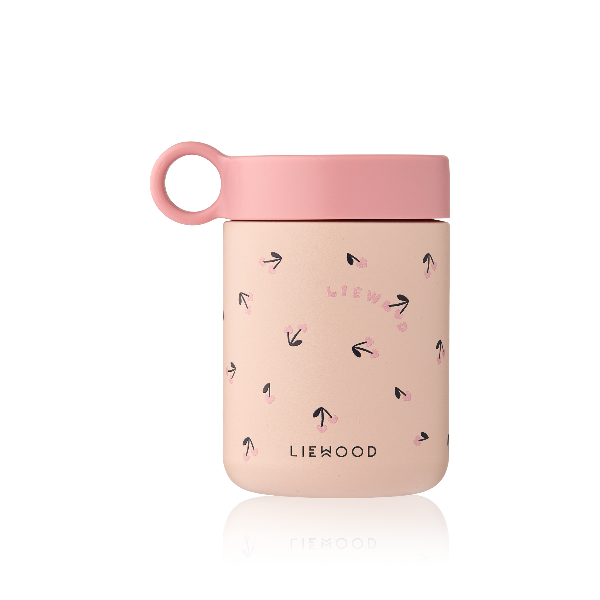 Liewood Kiani Printed Food Jar Mini Cherry Heart 2786