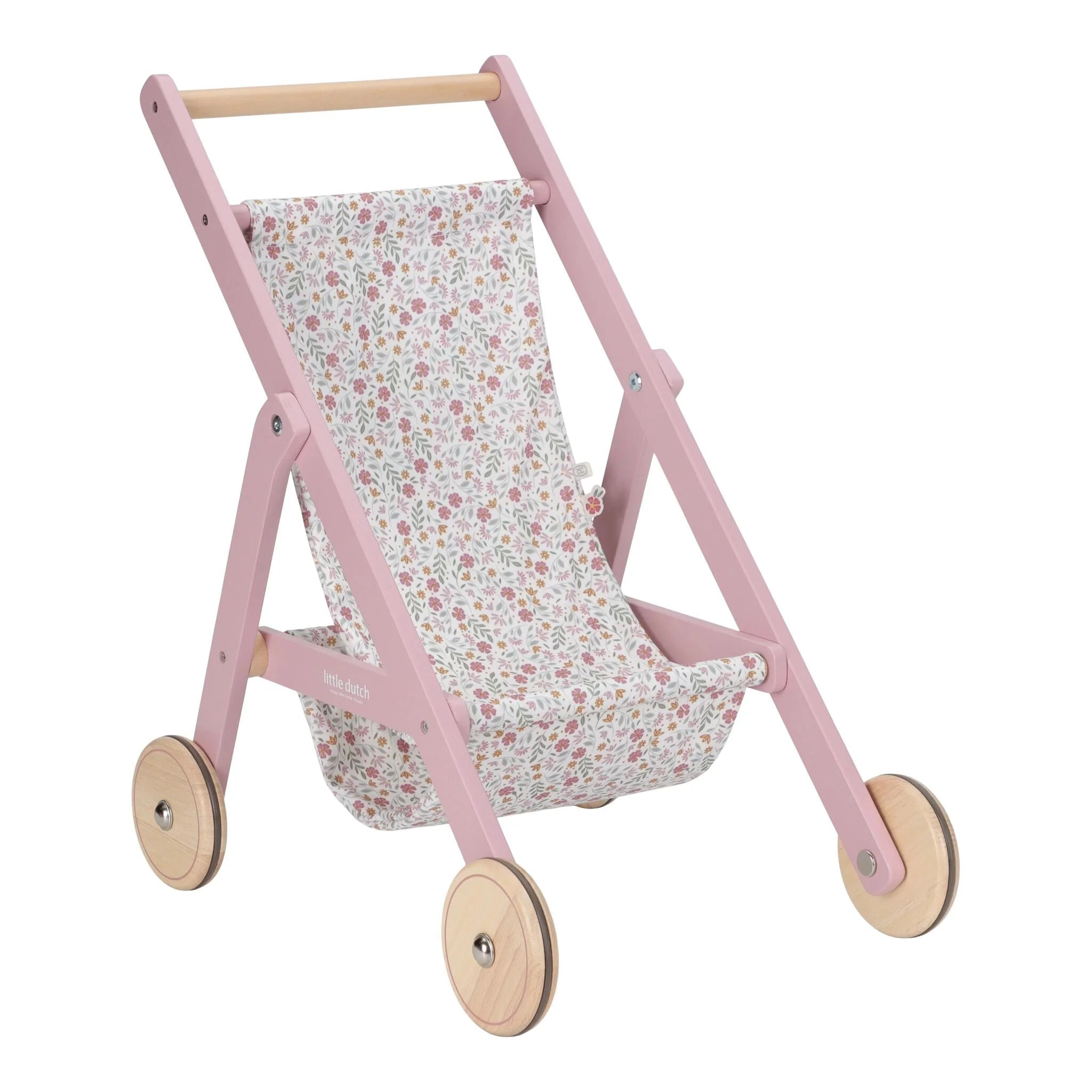 Little Dutch Carrinho Boneca Madeira Flor LD2518