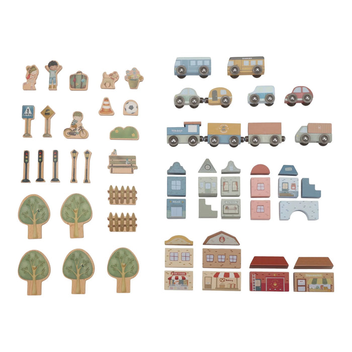Little Dutch Wooden Train Track Set XL LD2540