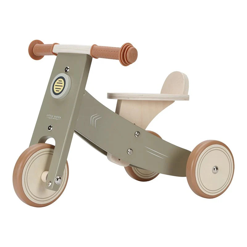 Little Dutch Triciclo em Madeira Olive +12M LD7124