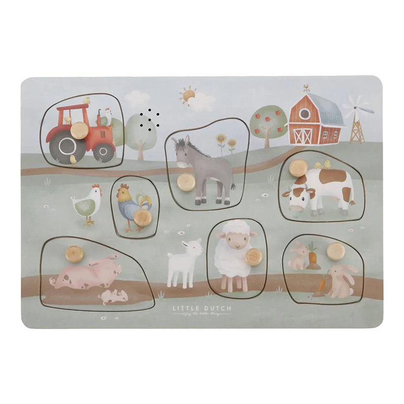 Little Dutch Puzzle Som Madeira Little Farm LD7140
