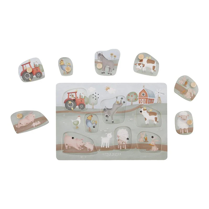 Little Dutch Puzzle Som Madeira Little Farm LD7140