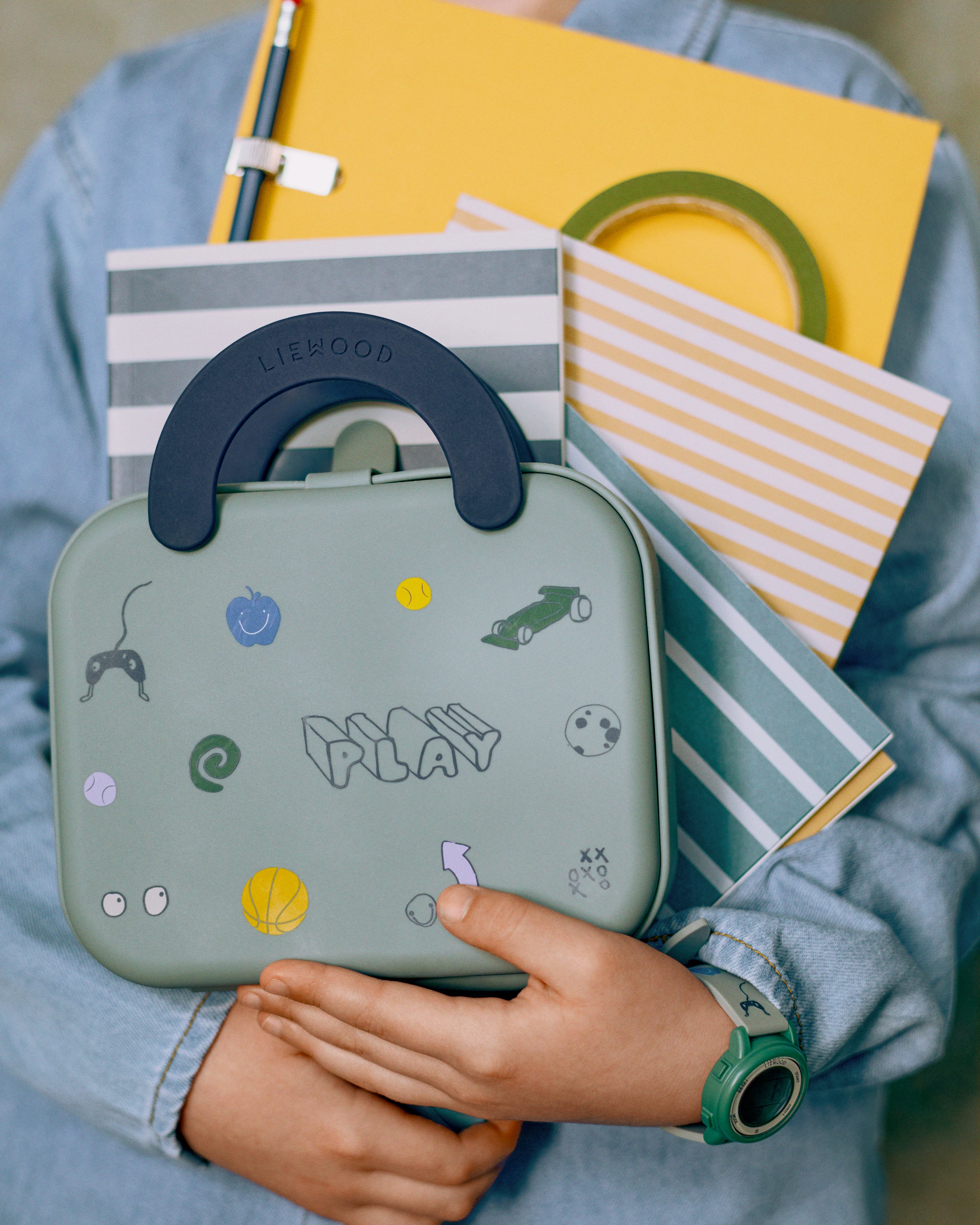 Liewood Elara Foldable Lunchbox DustyPeppermint