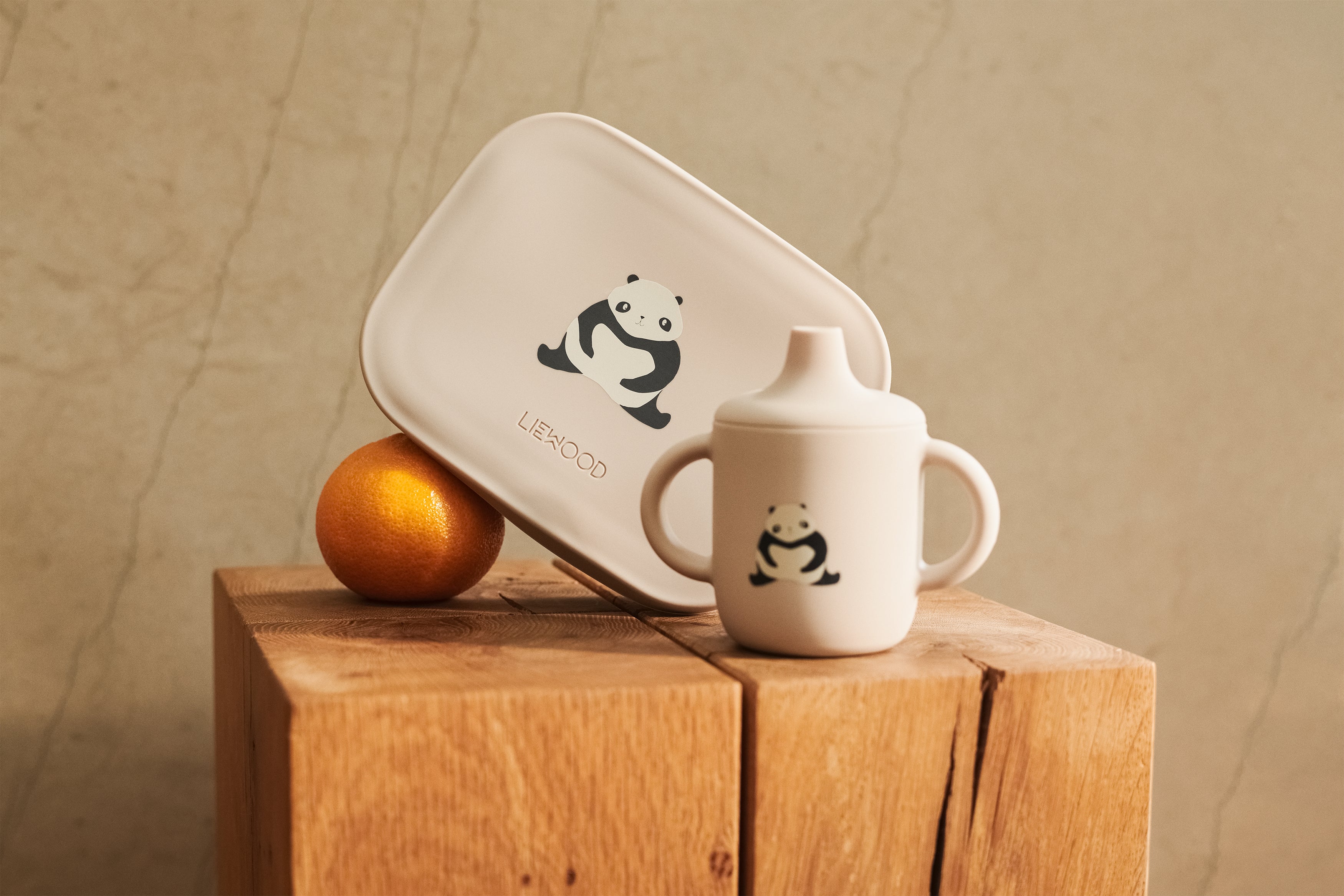 Liewood Arthur Printed Lunchbox Panda/Sandy/Dark