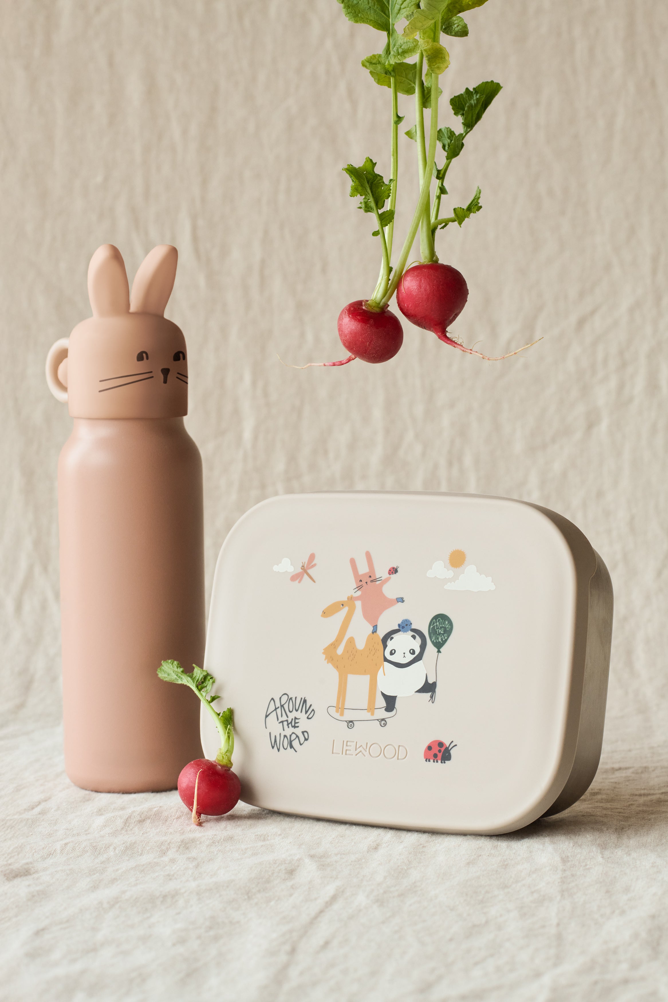 Liewood Falk Water Bottle Rabbit PaleTuscany 350ml