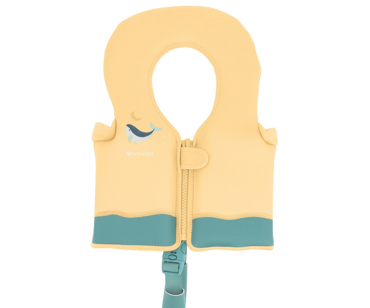 Monneka Colete Flutuador Whale Teal 1-2a 93498