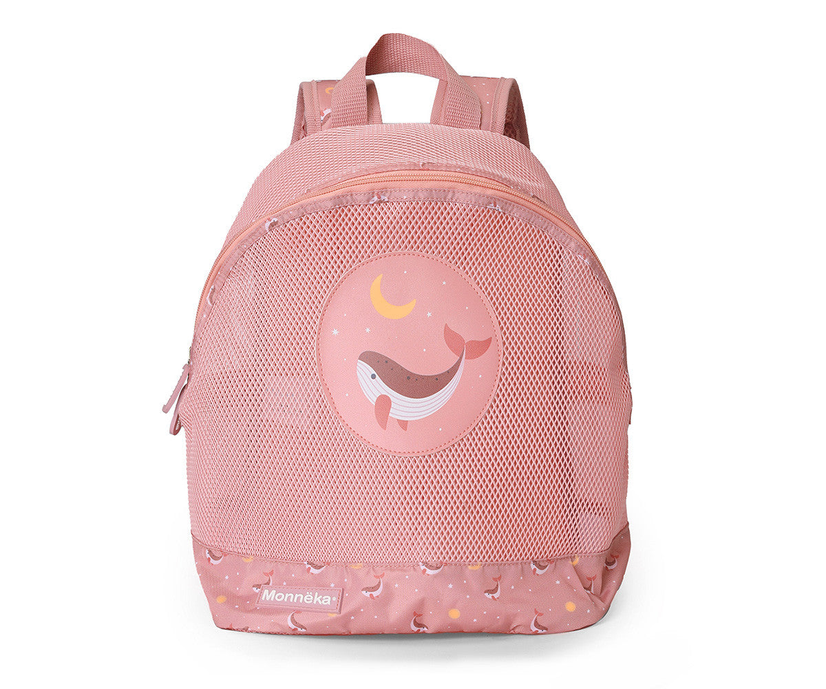 Monneka Mochila Praia Anti-Areia Whale Pink 93506