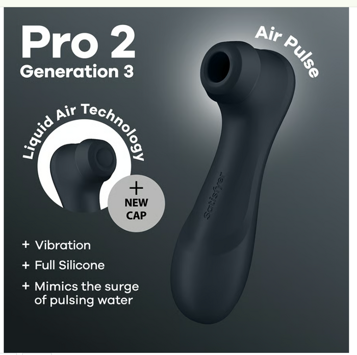 Satisfyer Pro 2 Generation 3 Black Grey
