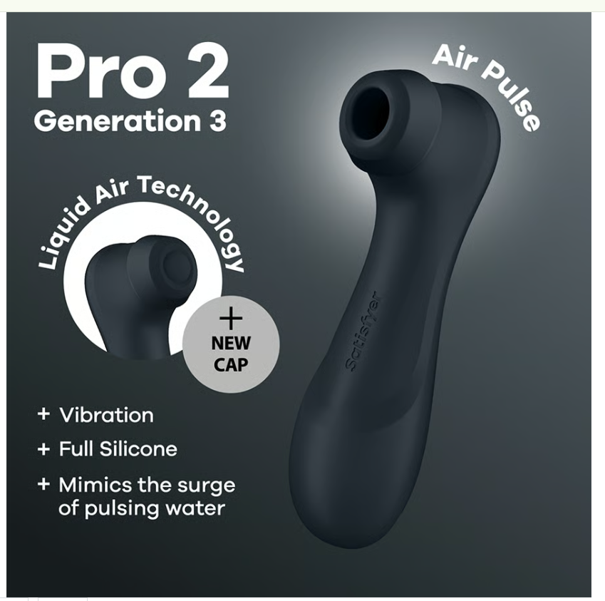 Satisfyer Pro 2 Generation 3 Black Grey