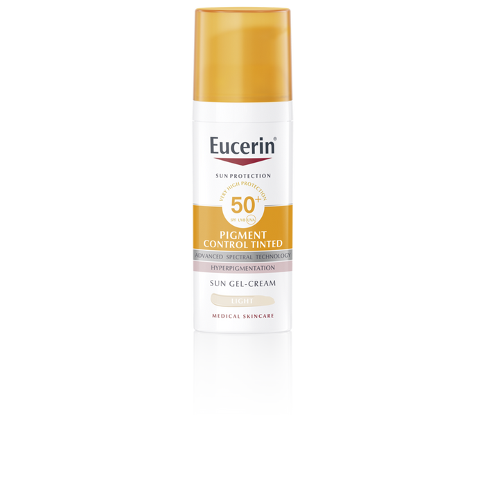 Eucerin Sun Pigment Control Tinted Gel-Creme Claro FPS 50+ 50ml
