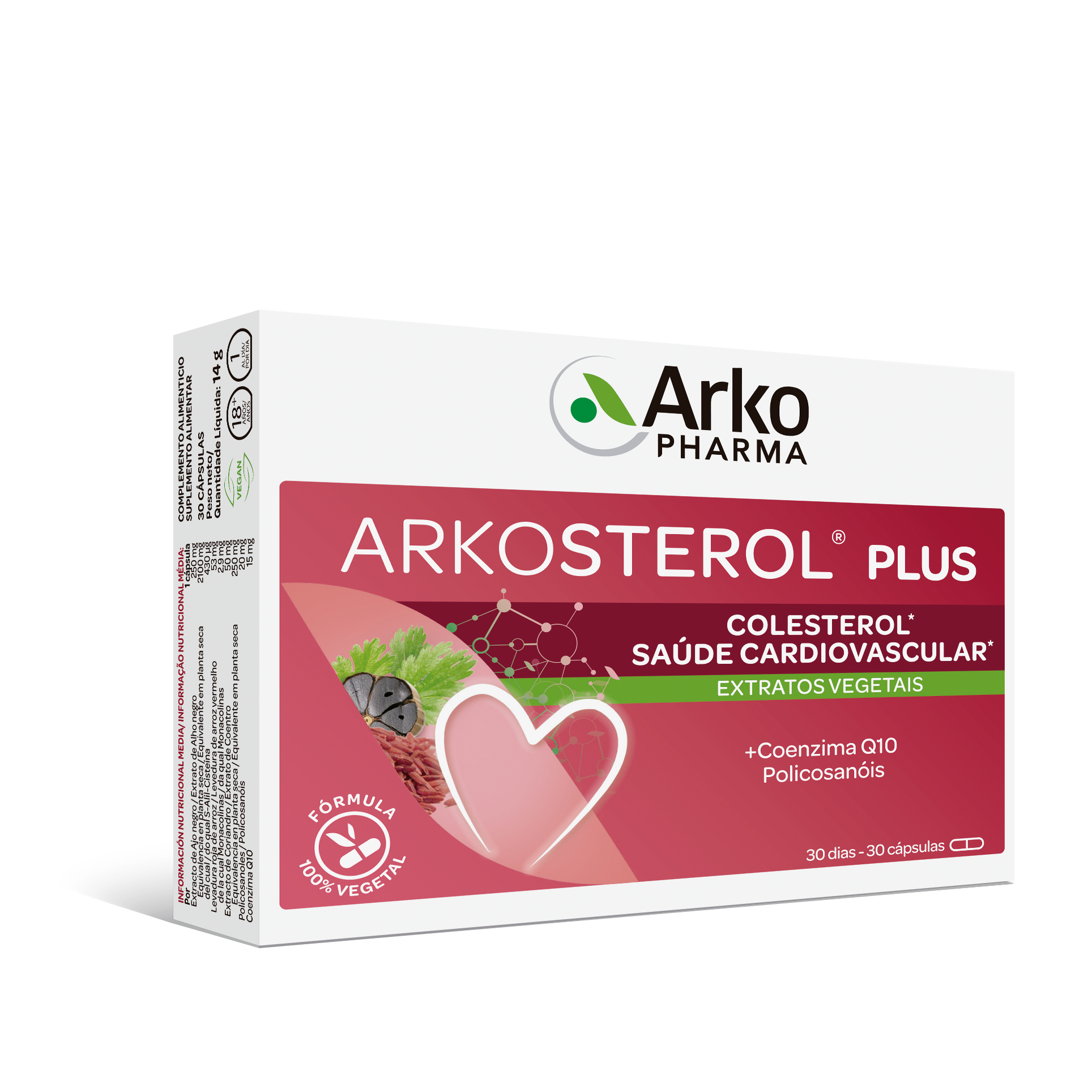 Arkosterol Plus + Coenzyme Q10 30 capsules
