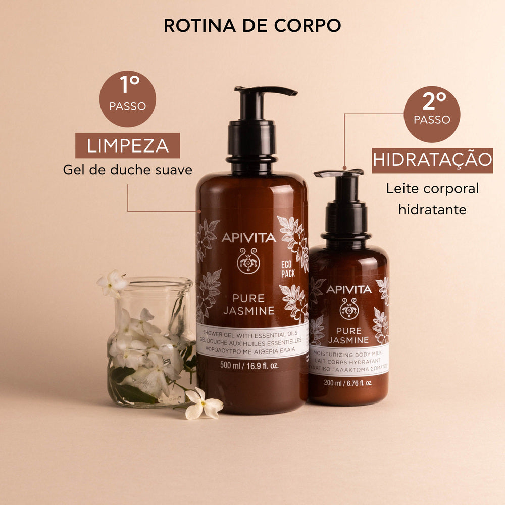 APIVITA Gel de Banho Pure Jasmine com Óleos Essenciais Ecopack