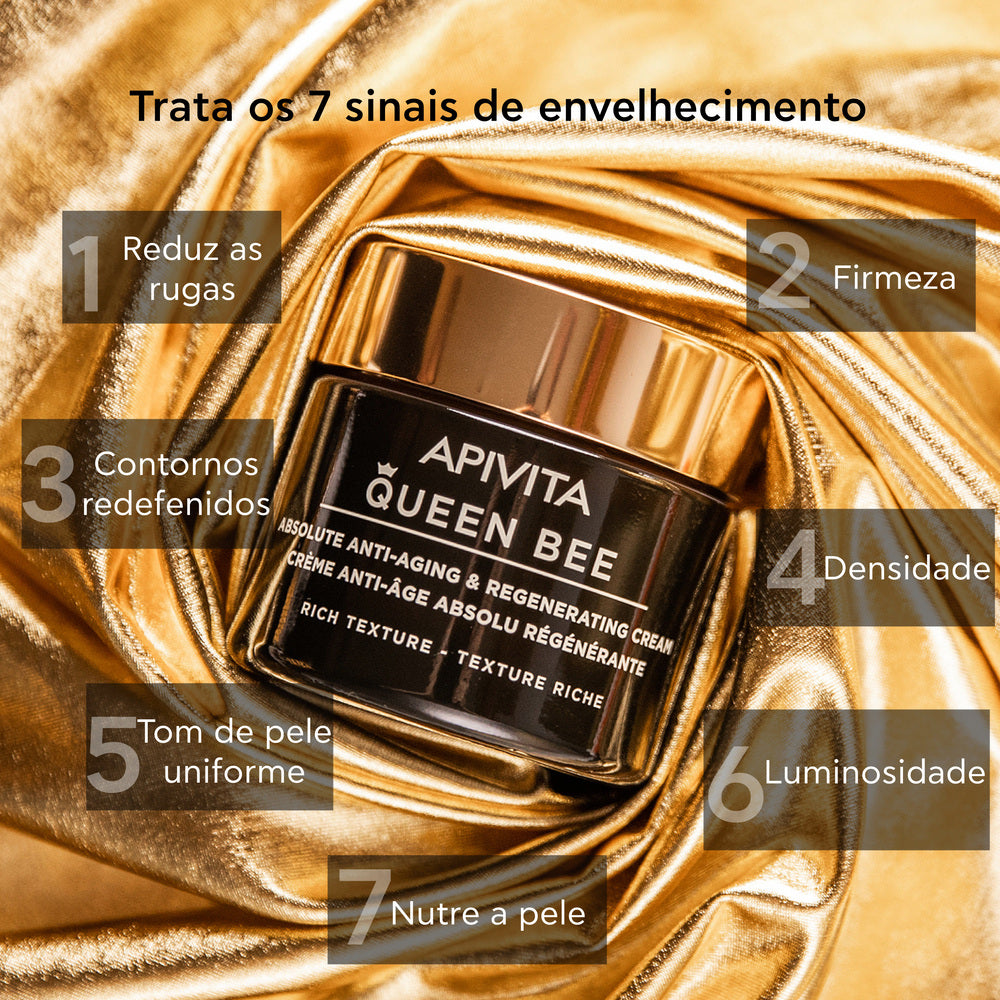 APIVITA Queen Bee Absolute Anti-Aging and Rejuvenating Cream - Rich Texture