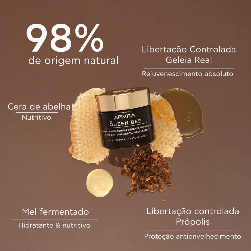APIVITA Queen Bee Absolute Anti-Aging and Rejuvenating Cream - Rich Texture