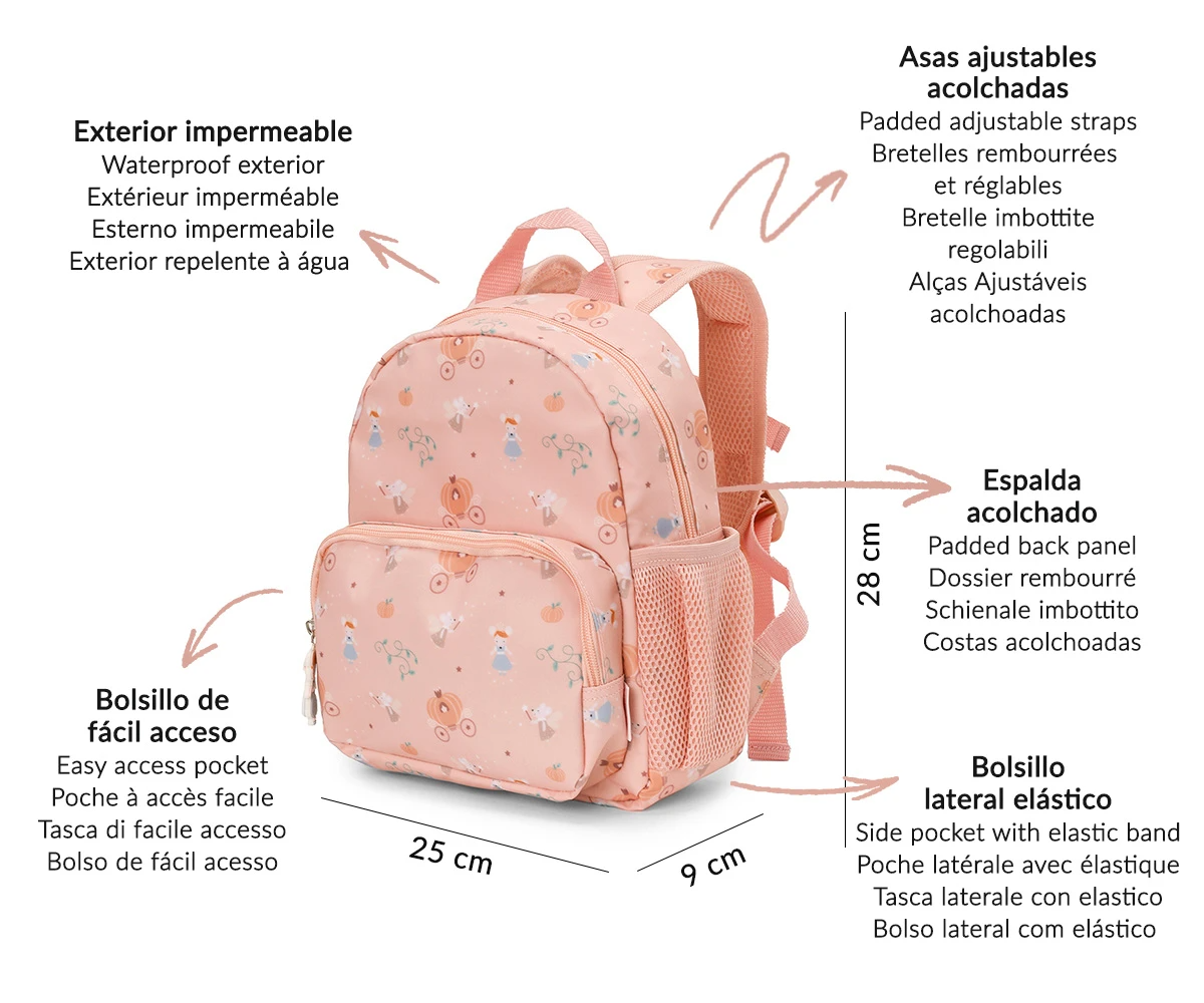 Tutete Mochila Infantil Mouse Fairies