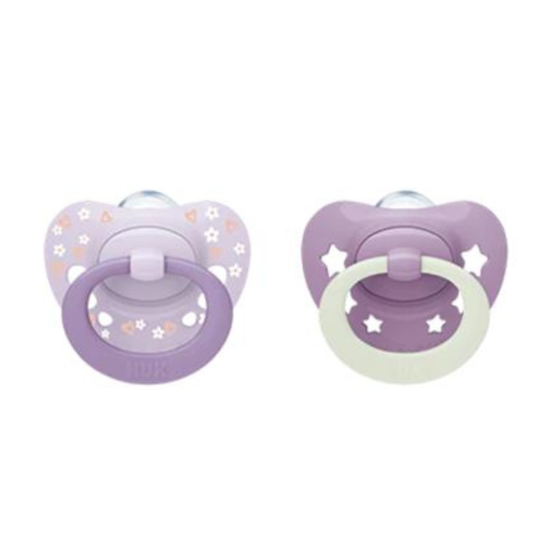 Nuk First Choice Day&Night Chupeta Roxo 18-36M X2