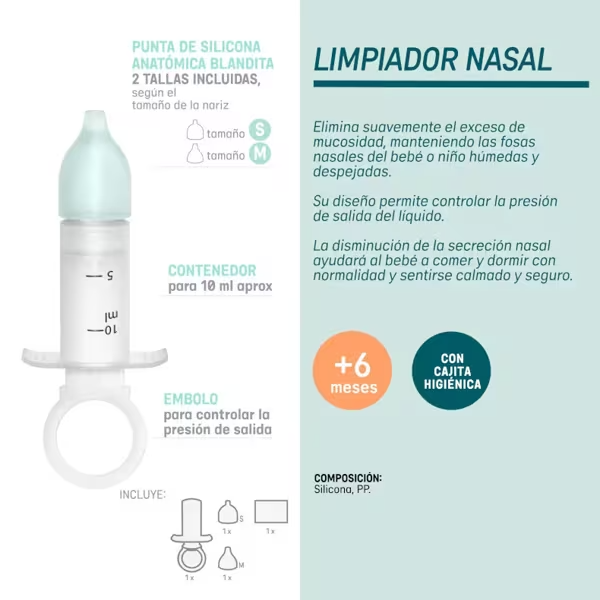 Suavinex Seringa Limpador Nasal +6M