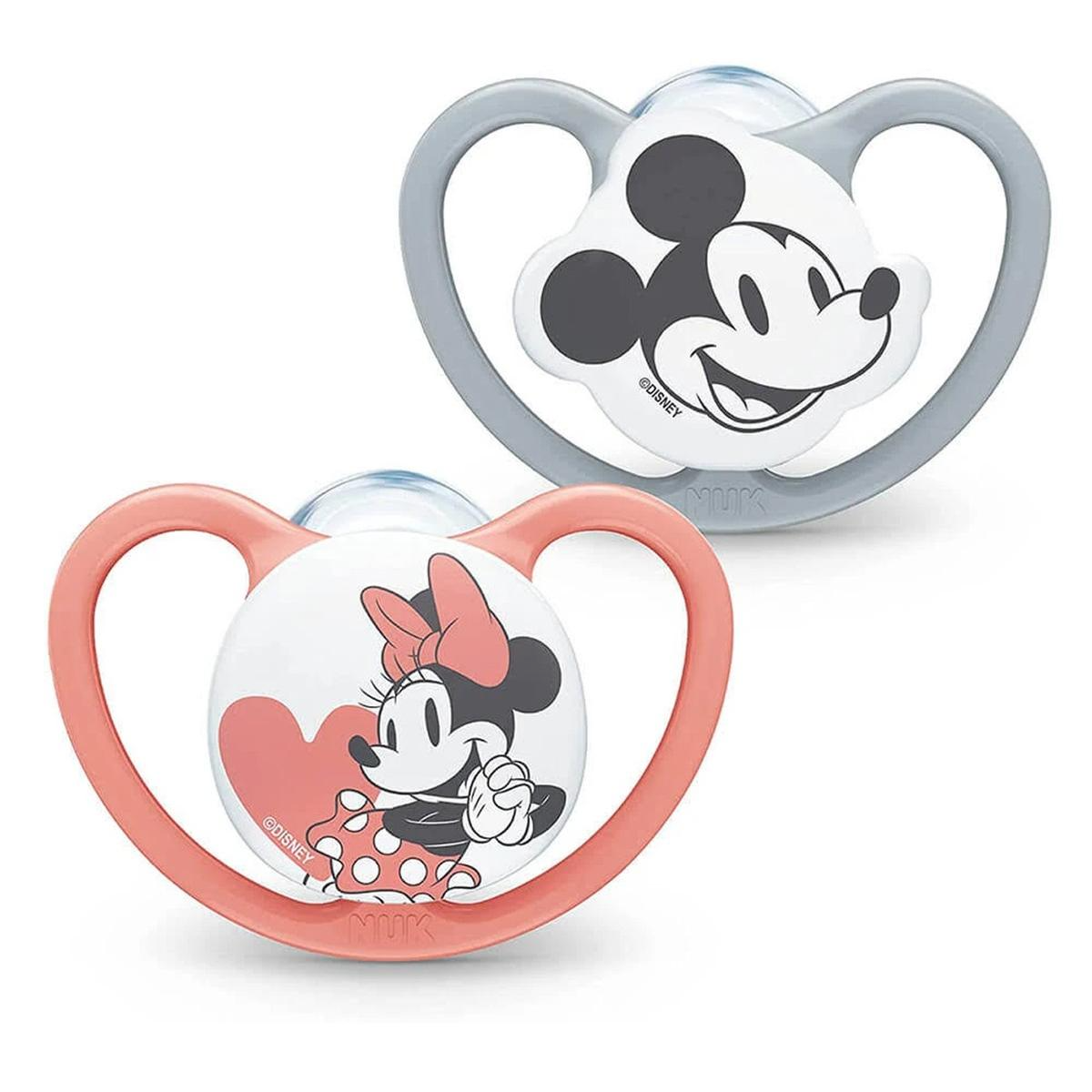 Nuk Space Disney Minnie Chupeta Silicone 18-36M X2