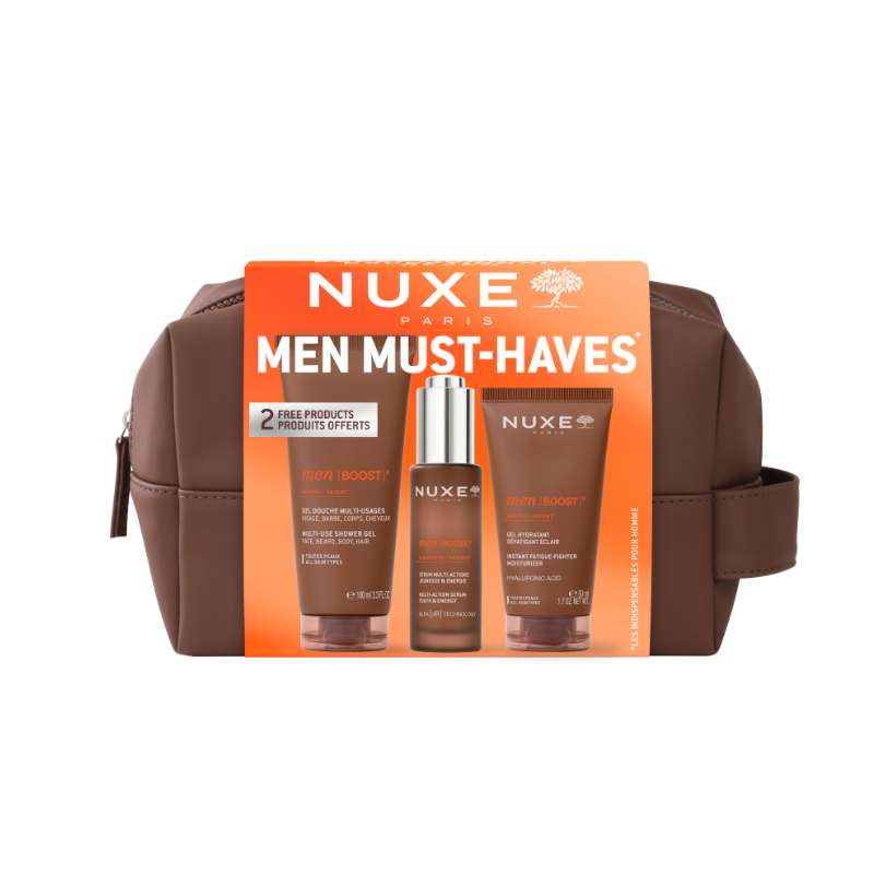 NUXE MEN [Boost]
 Trousse Essentials 100ml + 30ml + 50ml
