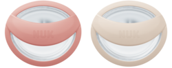 Nuk Mommy Feel Chupeta Silicone 0-9m Rosa X2